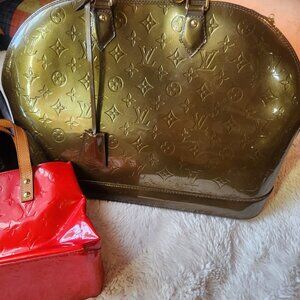 Authentic Louis Vuitton Alma PM Bag (Army Green)